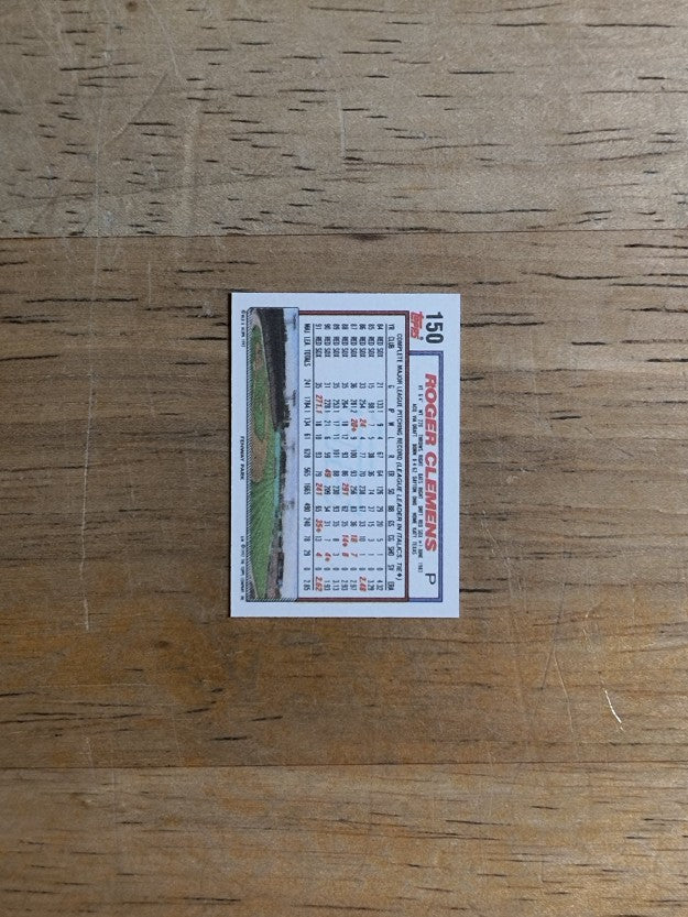 1992 Topps Micro #150 Roger Clemens
