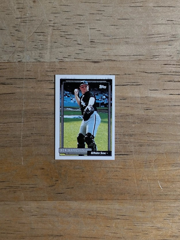 1992 Topps Micro #153 Ron Karkovice