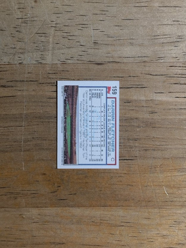 1992 Topps Micro #159 Darrin Fletcher