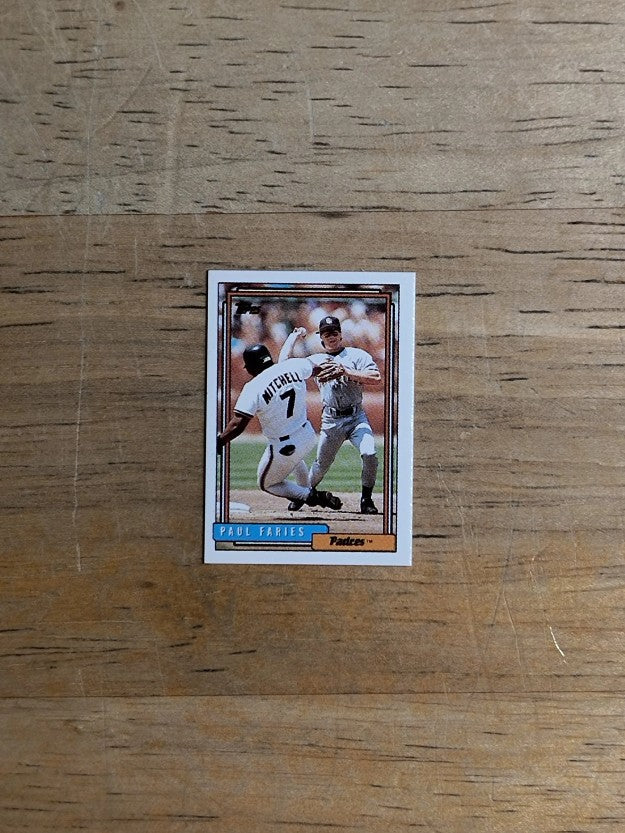 1992 Topps Micro #162 Paul Faries