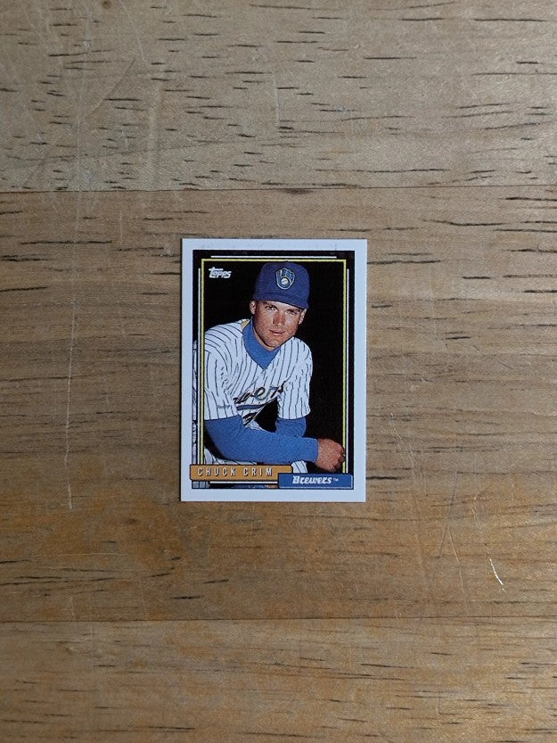 1992 Topps Micro #169 Chuck Crim
