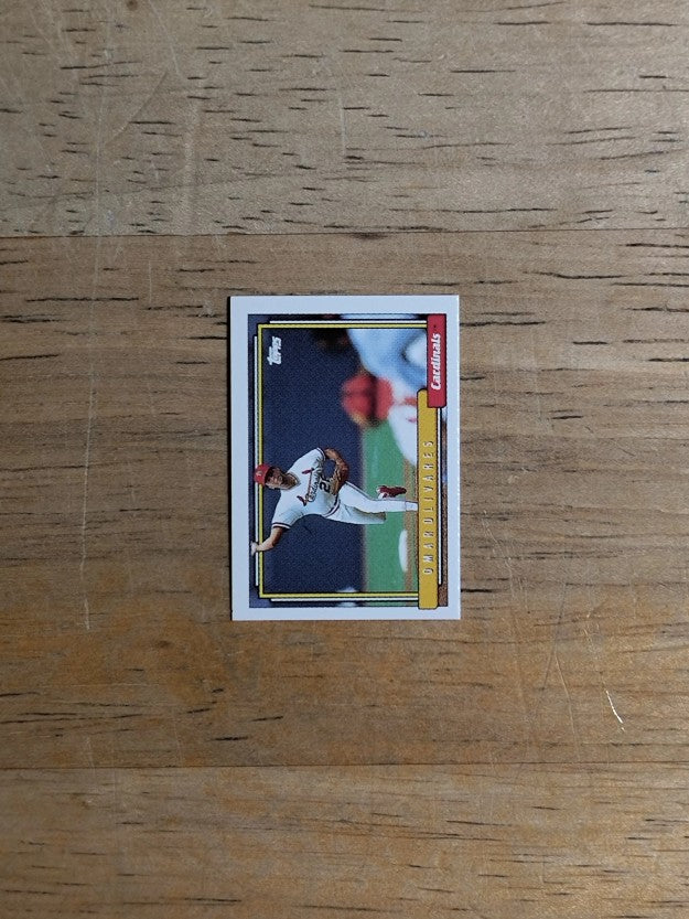 1992 Topps Micro #193 Omar Olivares