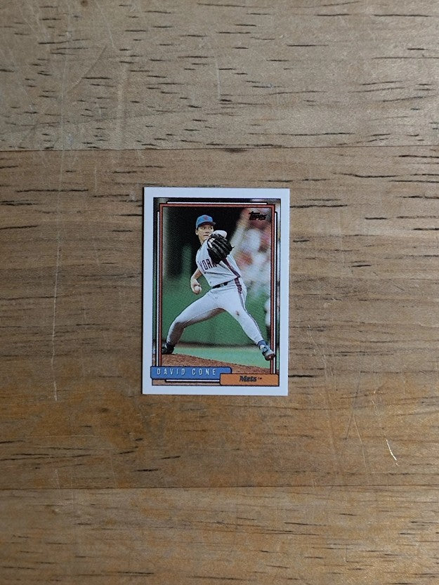 1992 Topps Micro #195 David Cone