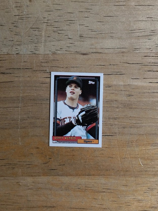 1992 Topps Micro #198 Scott Aldred