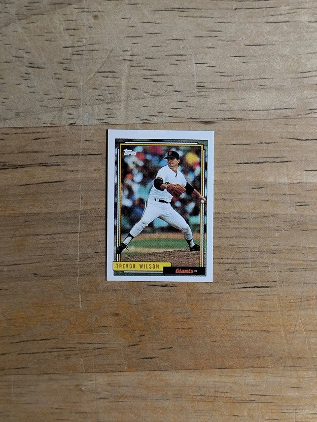 1992 Topps Micro #204 Trevor Wilson