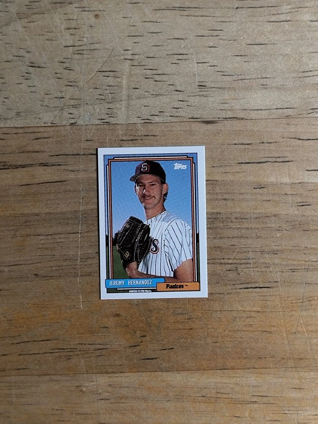1992 Topps Micro #211 Jeremy Hernandez RC
