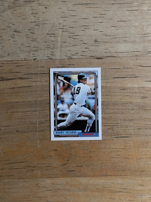 1992 Topps Micro #212 Randy Velarde