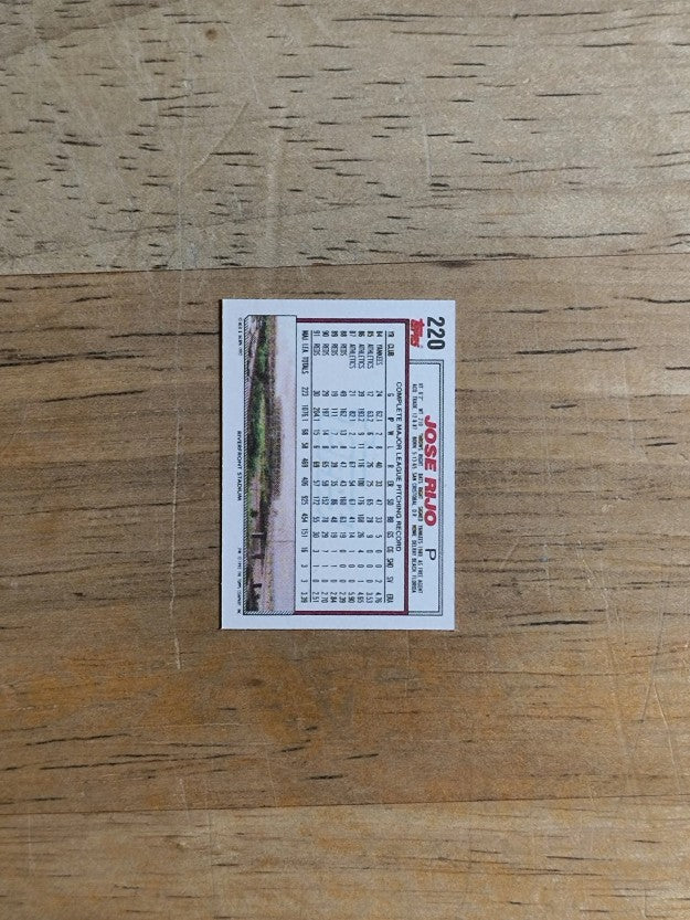 1992 Topps Micro #220 Jose Rijo