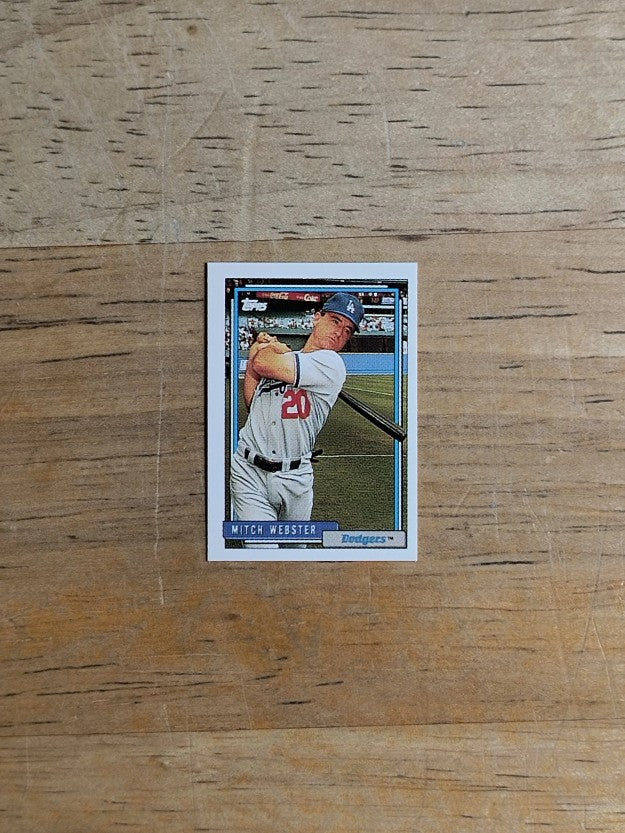 1992 Topps Micro #233 Mitch Webster