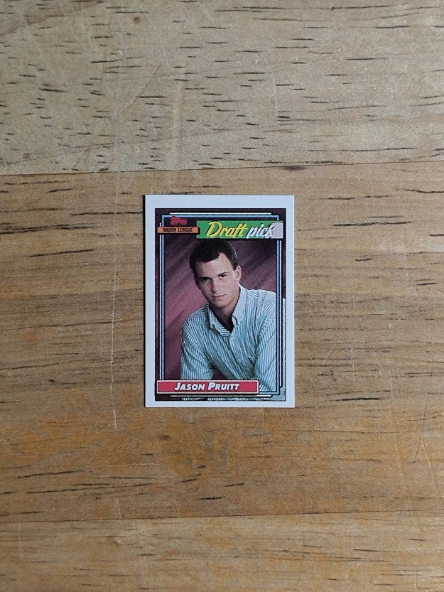 1992 Topps Micro #246 Jason Pruitt RC