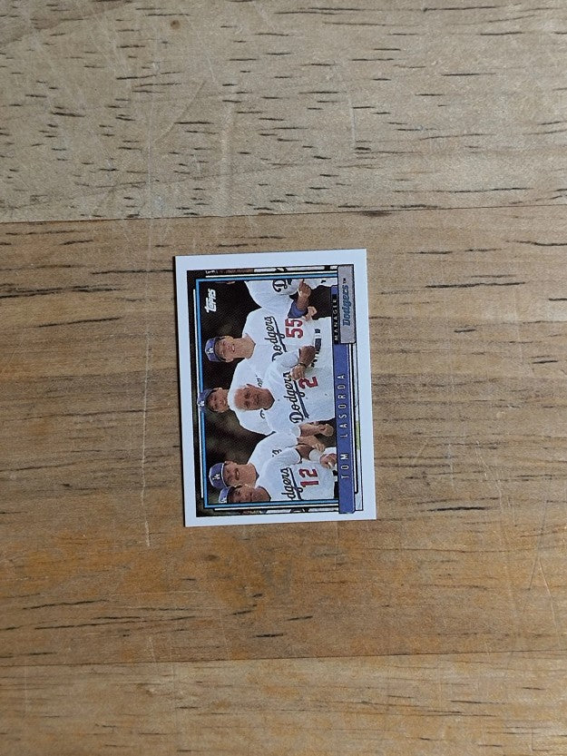 1992 Topps Micro #261 Tom Lasorda MG
