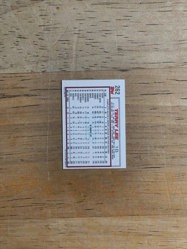 1992 Topps Micro #262 Terry Lee