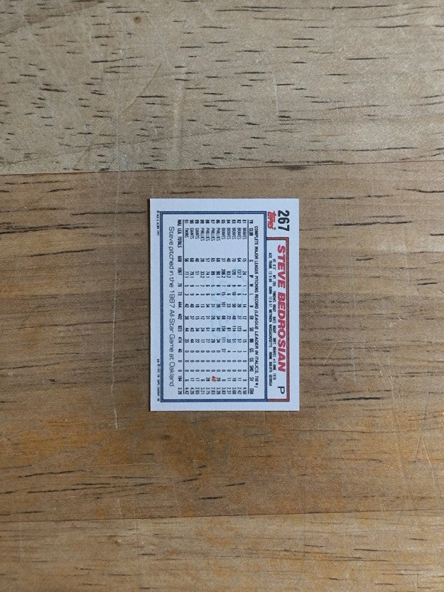 1992 Topps Micro #267 Steve Bedrosian
