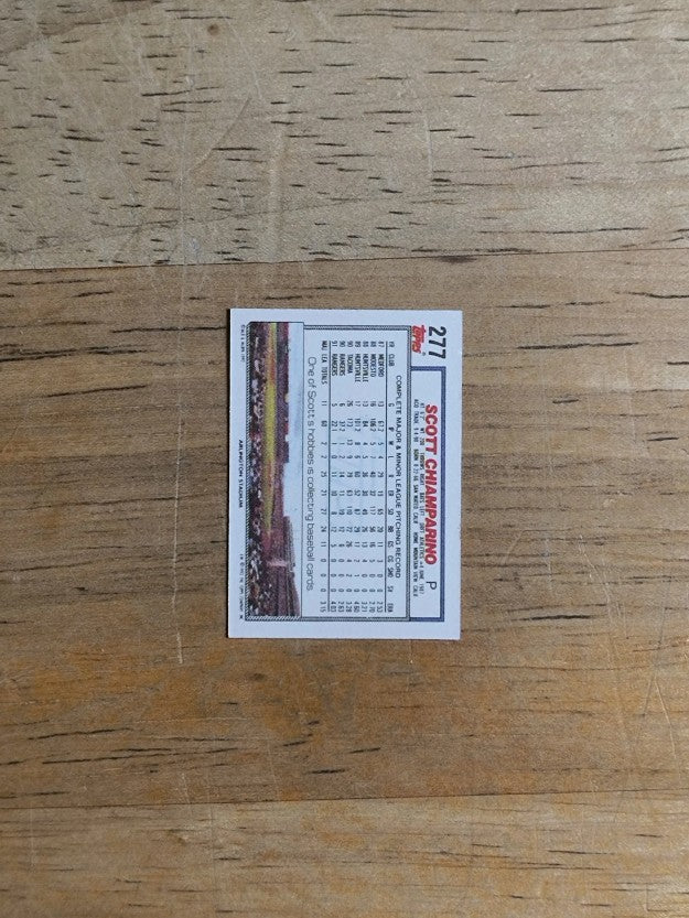 1992 Topps Micro #277 Scott Chiamparino