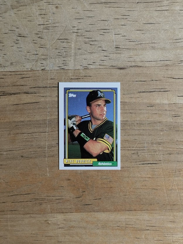 1992 Topps Micro #317 Mike Bordick