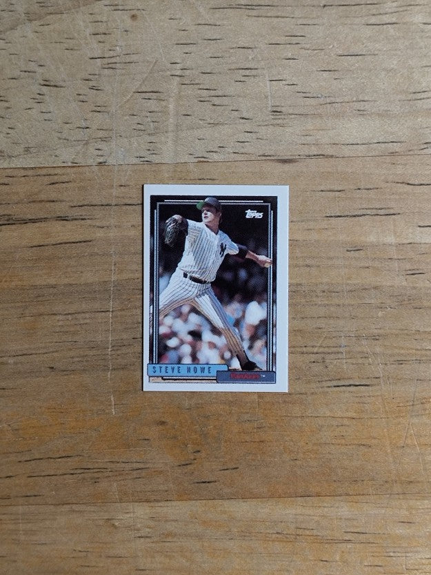 1992 Topps Micro #318 Steve Howe