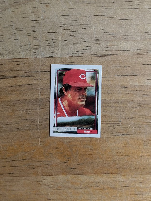 1992 Topps Micro #321 Lou Piniella MG