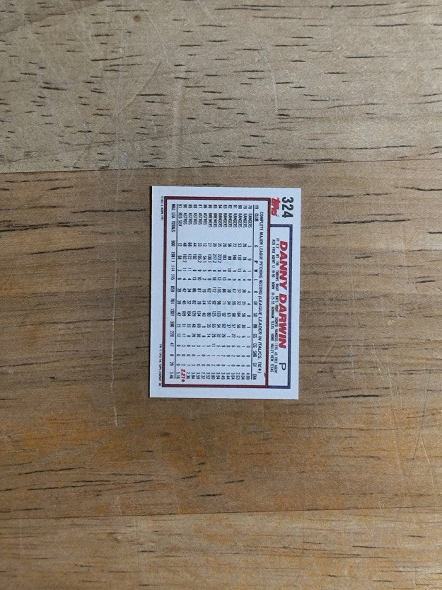 1992 Topps Micro #324 Danny Darwin