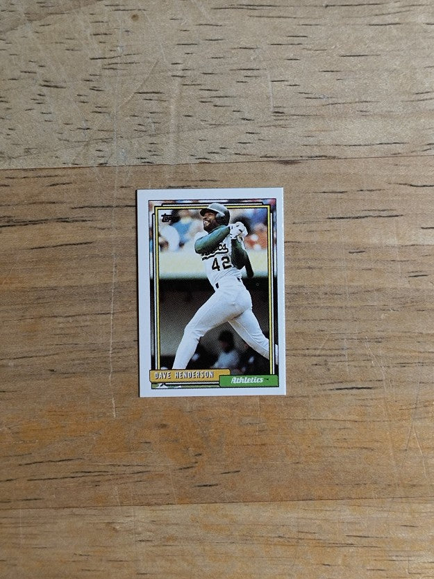 1992 Topps Micro #335 Dave Henderson
