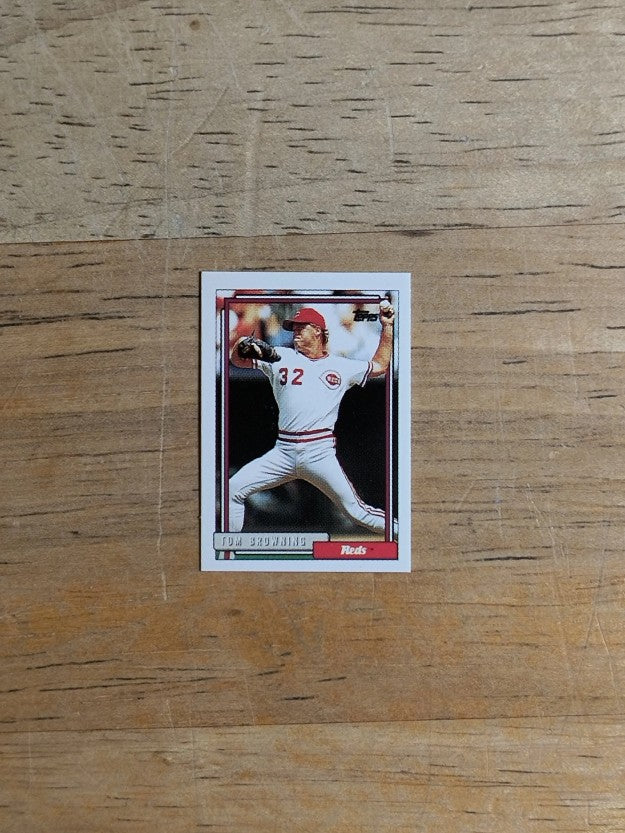 1992 Topps Micro #339 Tom Browning