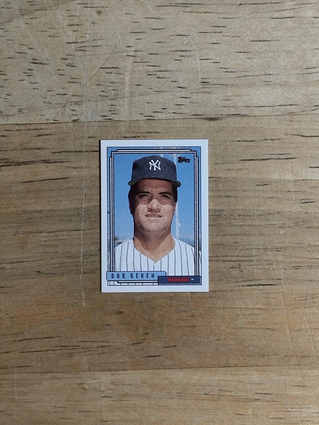 1992 Topps Micro #341 Bob Geren