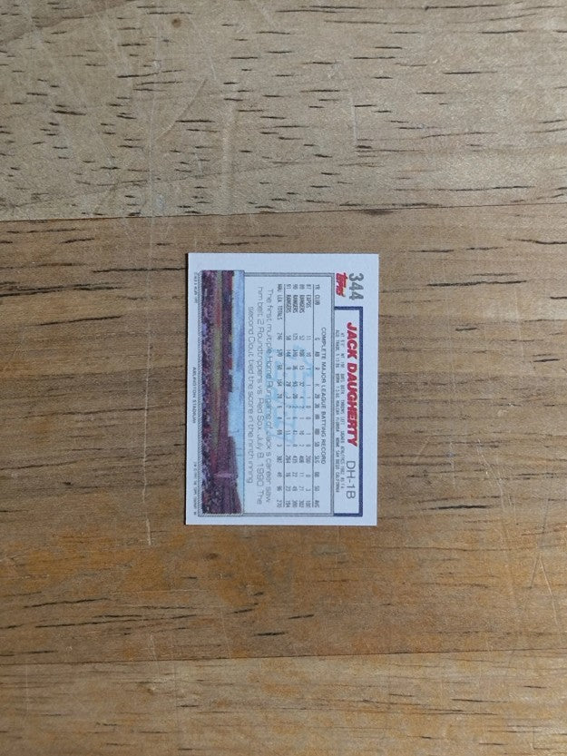 1992 Topps Micro #344 Jack Daugherty
