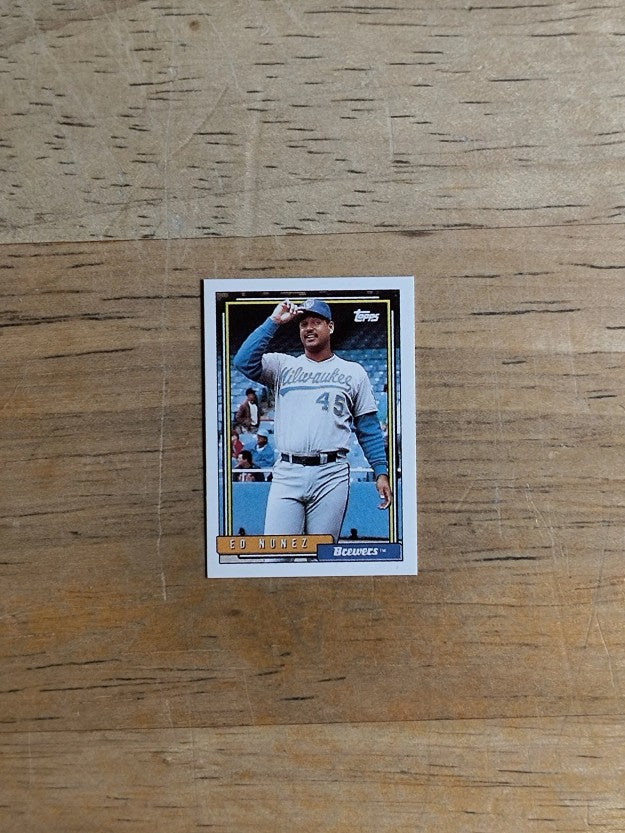 1992 Topps Micro #352 Ed Nunez