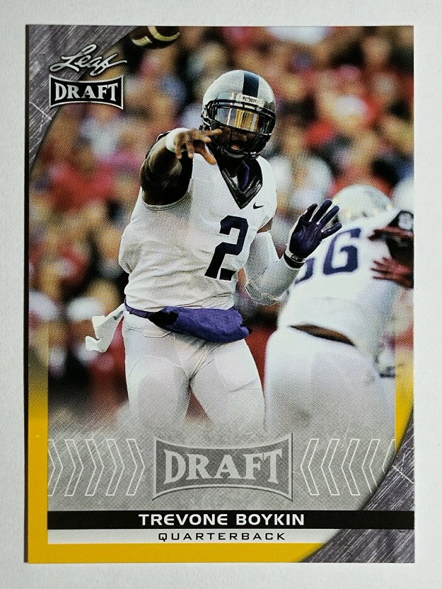 2016 Leaf Draft Gold #85 Trevone Boykin