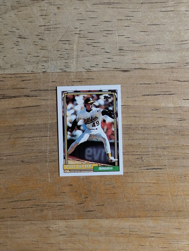 1992 Topps Micro #379 Steve Chitren