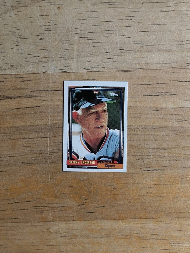 1992 Topps Micro #381 Sparky Anderson MG