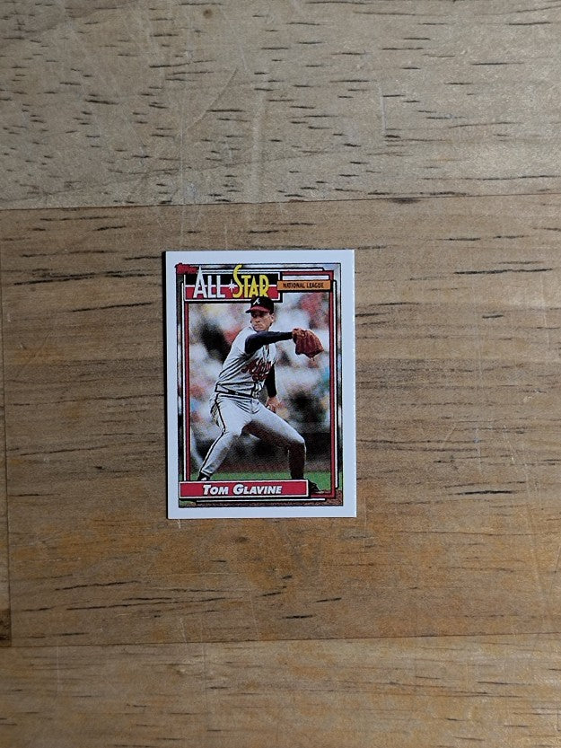 1992 Topps Micro #395 Tom Glavine AS