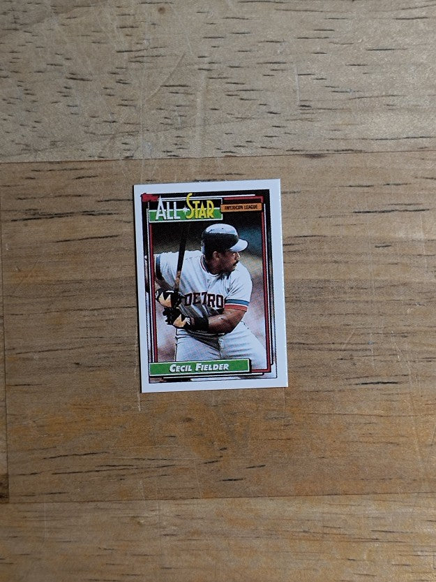 1992 Topps Micro #397 Cecil Fielder AS