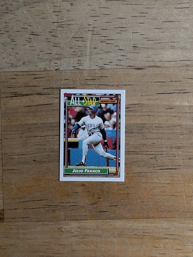 1992 Topps Micro #398 Julio Franco AS