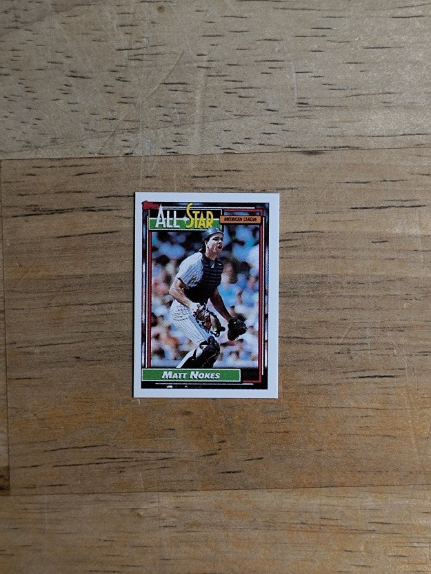 1992 Topps Micro #404 Matt Nokes AS