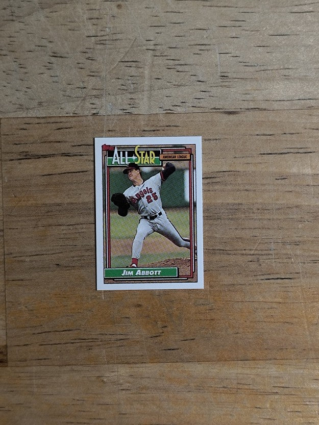 1992 Topps Micro #406 Jim Abbott AS