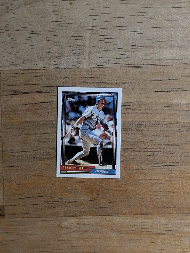 1992 Topps Micro #409 Geno Petralli