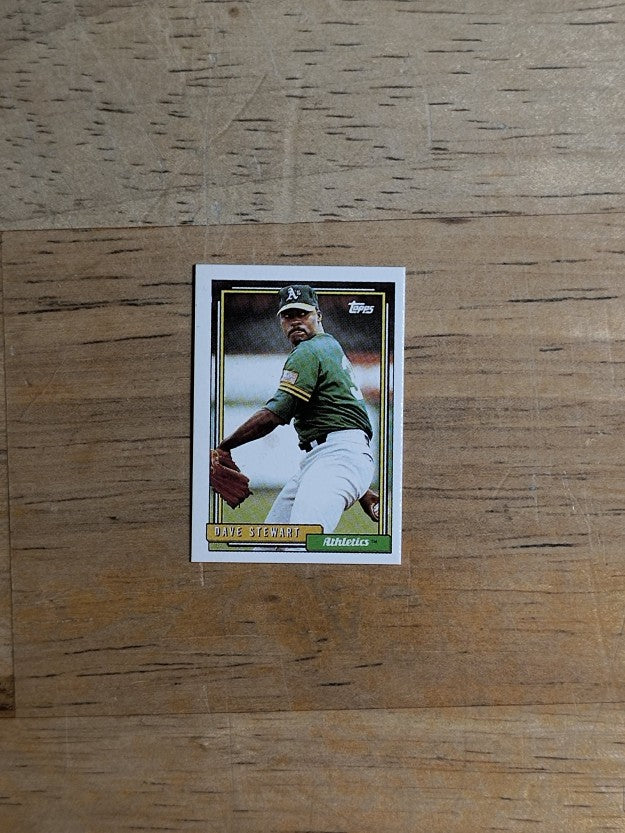 1992 Topps Micro #410 Dave Stewart