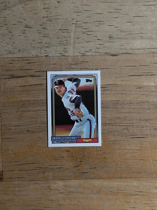 1992 Topps Micro #435 Mark Eichhorn