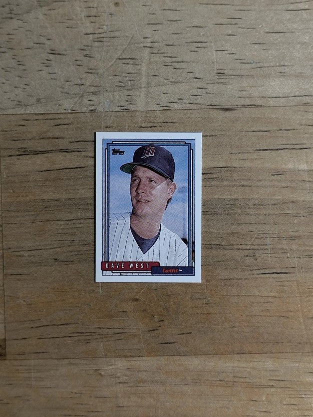 1992 Topps Micro #442 Dave West