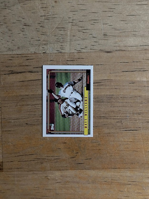 1992 Topps Micro #445 Matt Williams