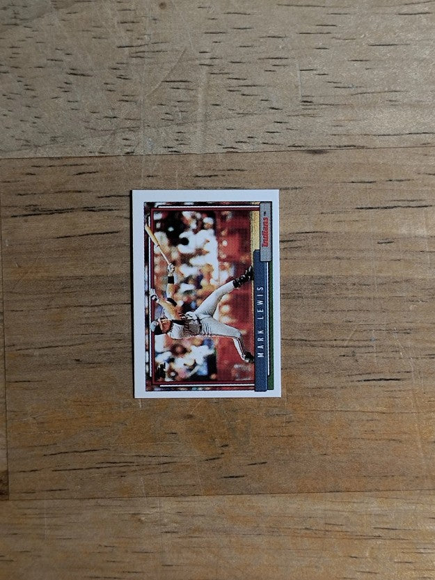 1992 Topps Micro #446 Mark Lewis