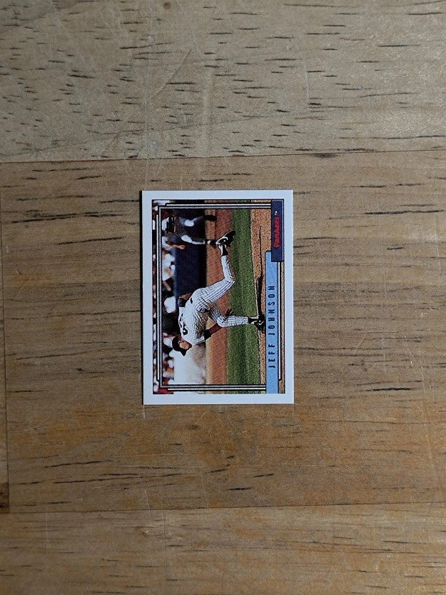 1992 Topps Micro #449 Jeff Johnson