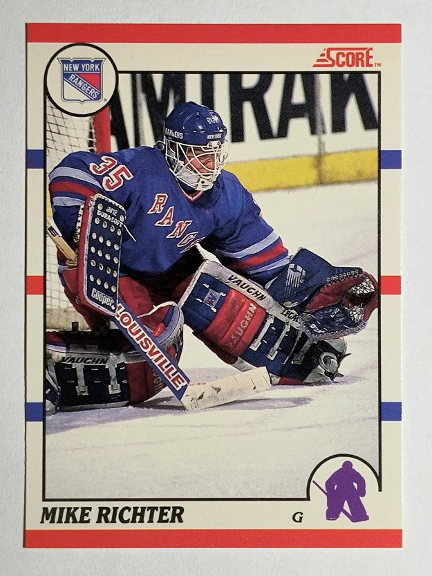 1990-91 Score Canadian #74 Mike Richter RC