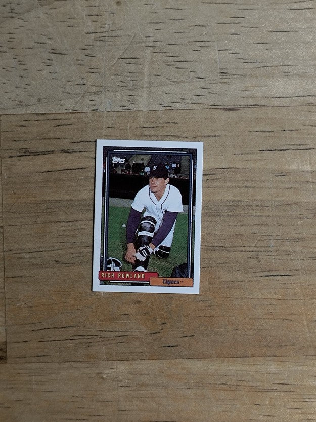 1992 Topps Micro #472 Rich Rowland RC