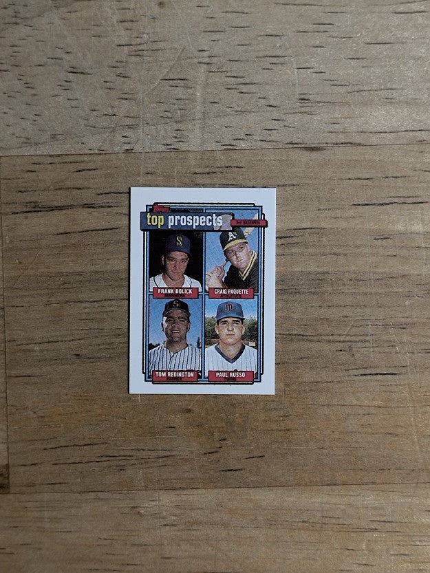 1992 Topps Micro #473 Frank Bolick/Craig Paquette