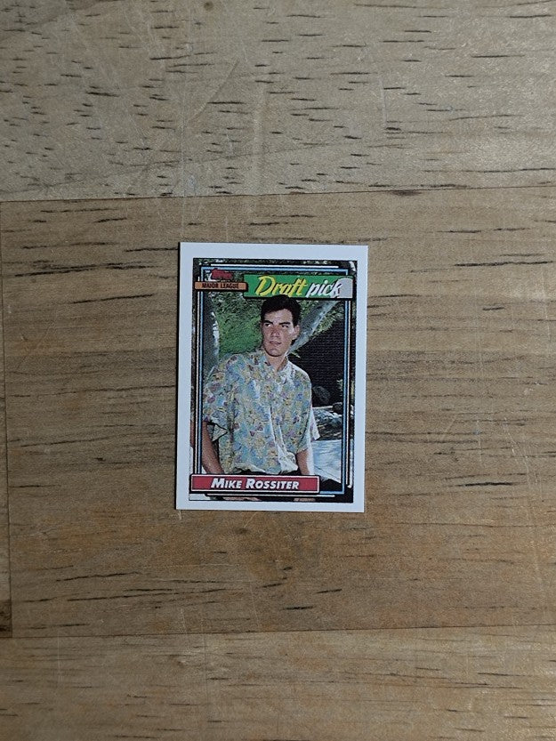 1992 Topps Micro #474 Mike Rossiter RC