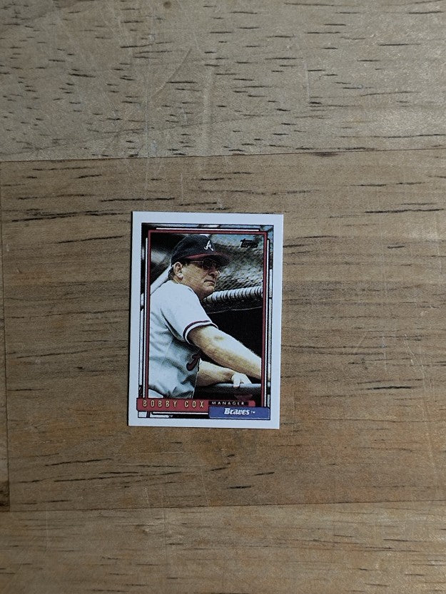 1992 Topps Micro #489 Bobby Cox MG