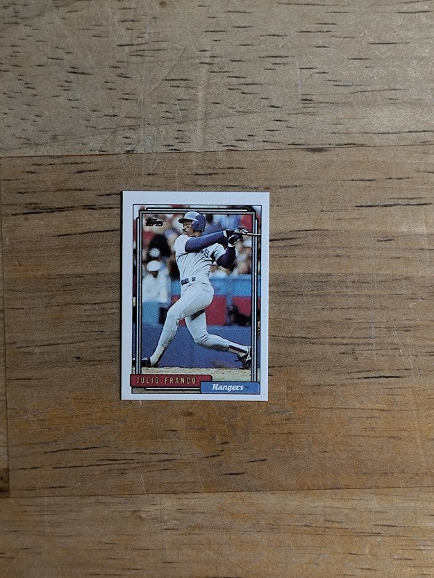 1992 Topps Micro #490 Julio Franco