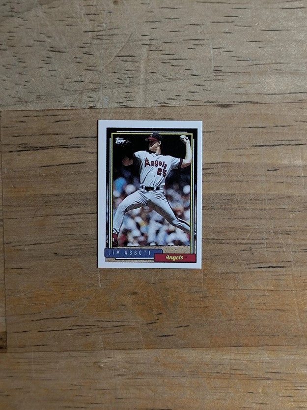1992 Topps Micro #530 Jim Abbott