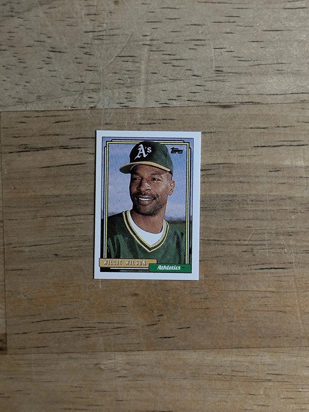 1992 Topps Micro #536 Willie Wilson